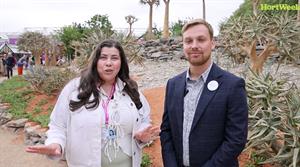 Rachael Forsyth and Harry Baldwin at RHS Chelsea Flower Show
